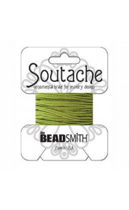 Beadsmith Rayon soutache cord 3mm - Celery